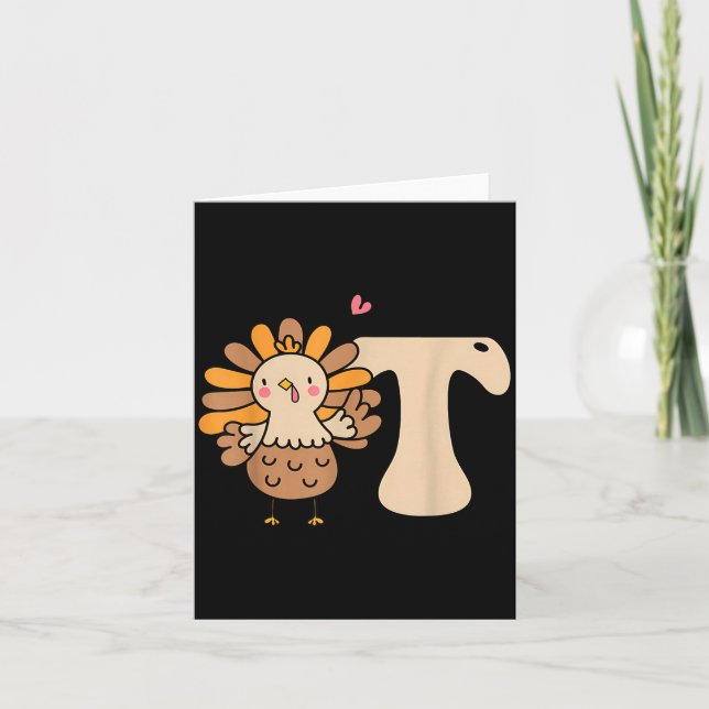 Thankful Occupational Therast Thanksgiving Ot Turk Card (Front)