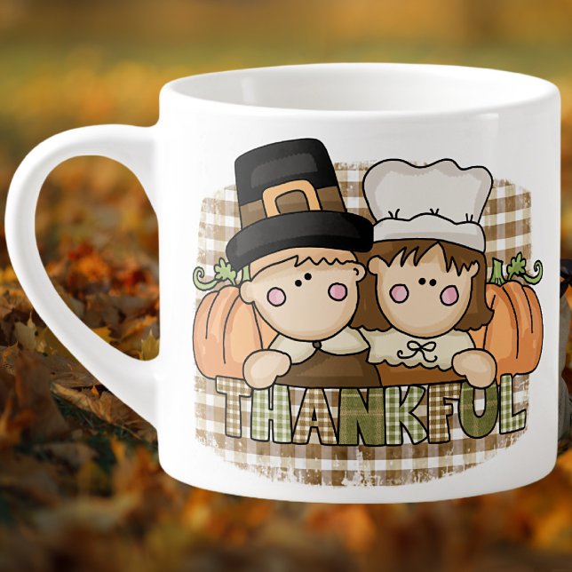 Thankful Pilgrims Espresso Cup (Creator Uploaded)