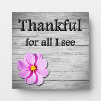 Thankful Plaque