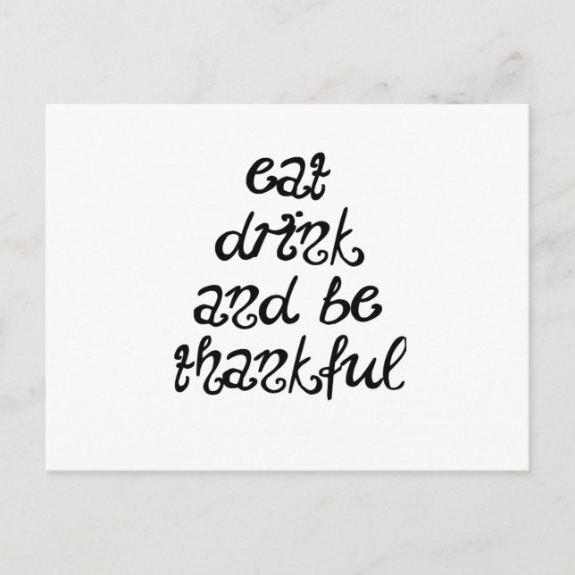 Thankful Postcard (Front)