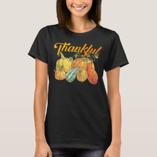 Thankful Pumpkin thankful grateful blessed women m T-Shirt