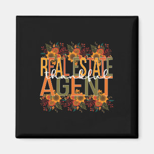 Thankful Real Estate Agent Thanksgiving Magnet