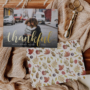 Thankful Script   Thanksgiving Photo