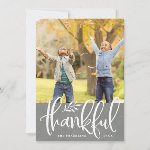 Thankful Season   Thanksgiving Photo Card