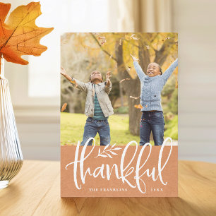 Thankful Season   Thanksgiving Photo Card