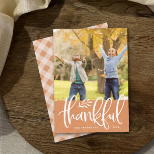 Thankful Season   Thanksgiving Photo Card