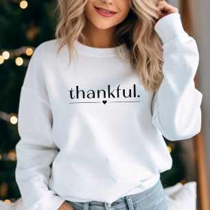Thankful Sweatshirt For Women 