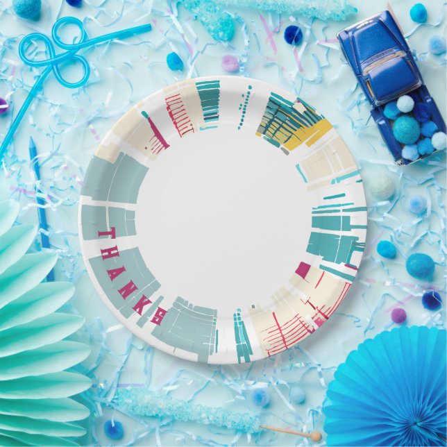  Thankful Tableware Paper Plate (Party)