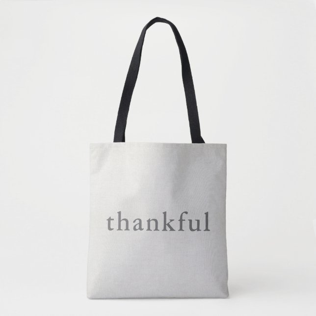 Thankful Thankful Tote Bag (Front)