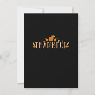 Thankful Thanksgiving Family Invitation