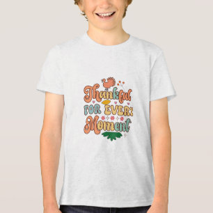 Thankful Thanksgiving Tri-Blend Shirt