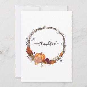 Thankful Thanksgiving Wreath