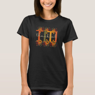 Thankful Titi Auntie Thanksgiving Cute Titi Aunt T-Shirt