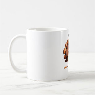 Thankful Turkey Design – Funny Holiday Art Coffee Mug