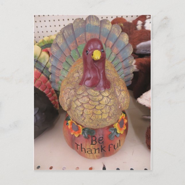 Thankful Turkey Postcard (Front)