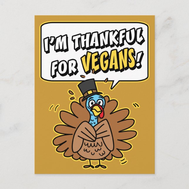 Thankful Turkey postcards (Front)