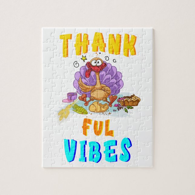 Thankful Vibes Jigsaw Puzzle (Vertical)