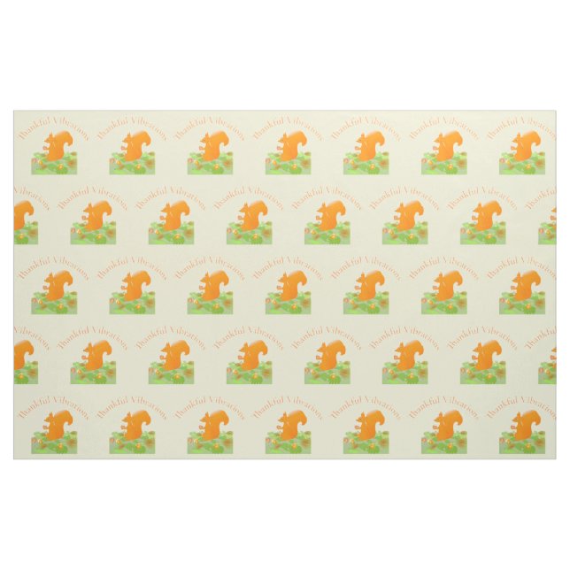 Thankful Vibes Squirrel Thunder_Cove Fabric (Fat Quarter)