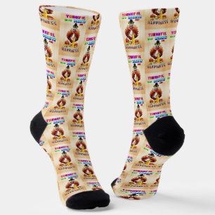Thankful With Warmth And Happiness Socks