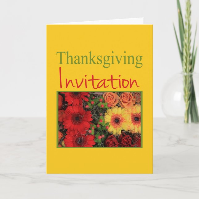 thankgiving Invitation (Front)