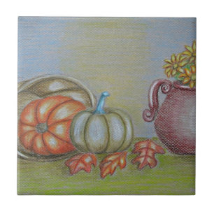 Thankgiving still life tile