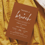 Thanks A Brunch Post Wedding Brunch Invitation<br><div class="desc">Thanks A Brunch Post Wedding Brunch Invitation</div>