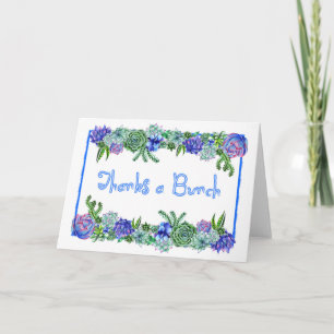 Thanks a Bunch Succulent Cards