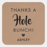 Thanks a Hole Bunch, Doughnut Holes Tag, Kraft