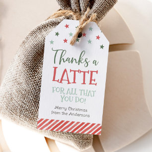 Thanks a Latte Holiday Christmas Tag
