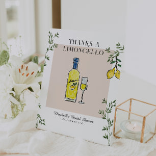 Thanks a Limoncello Bridal Shower Sign