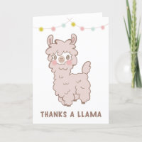Thanks A Llama Funny