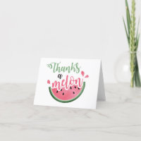 Thanks a Melon Watermelon first birthday