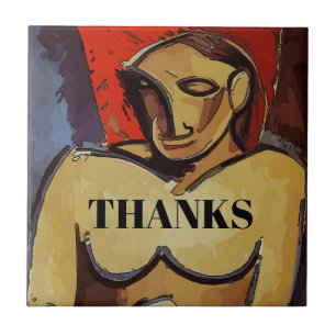 Thanks, Abstract Tile, edit text Tile