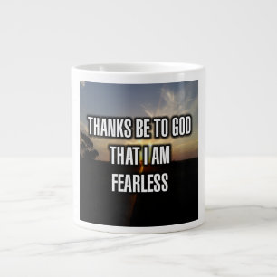 Thanks Be To God That I Am Fearless Mug