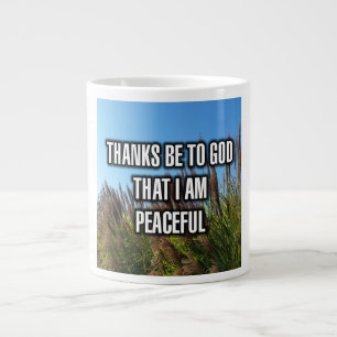 Thanks Be To God That I Am Peaceful Mug