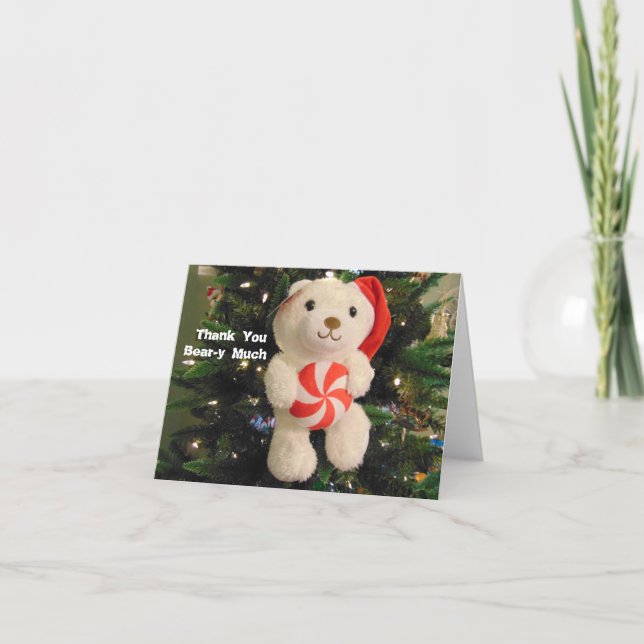 Thanks Beary Much Card (Front)