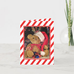 Thanks Beary Much Teddy Bear Holiday Card