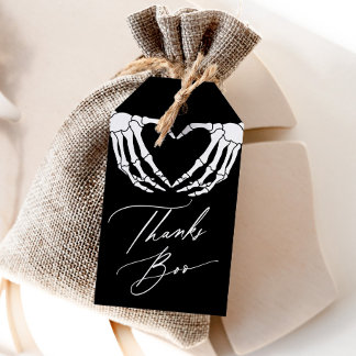 Thanks Boo Halloween Bridal Shower Favour Tag