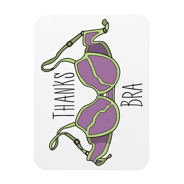 Thanks Bra Magnet (Vertical)