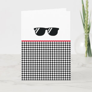 Thanks Coach Sunglasses Varsity Sports Chequered Card