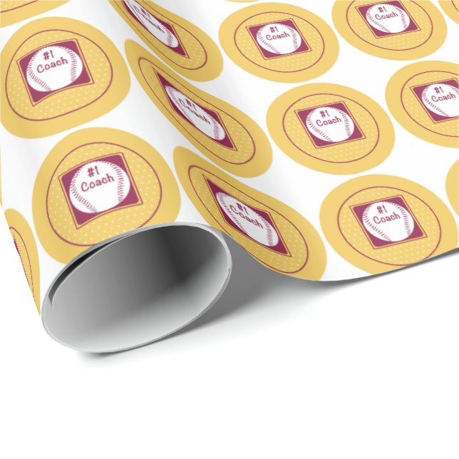 Thanks Coach, Thanks Number 1 Wrapping Paper (Roll Corner)