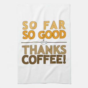 Thanks Coffee Tea Towel