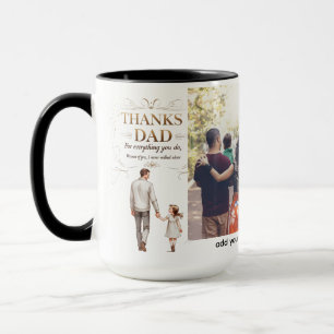 Thanks Dad – I Never Walked Alone 15 oz Combo Mug