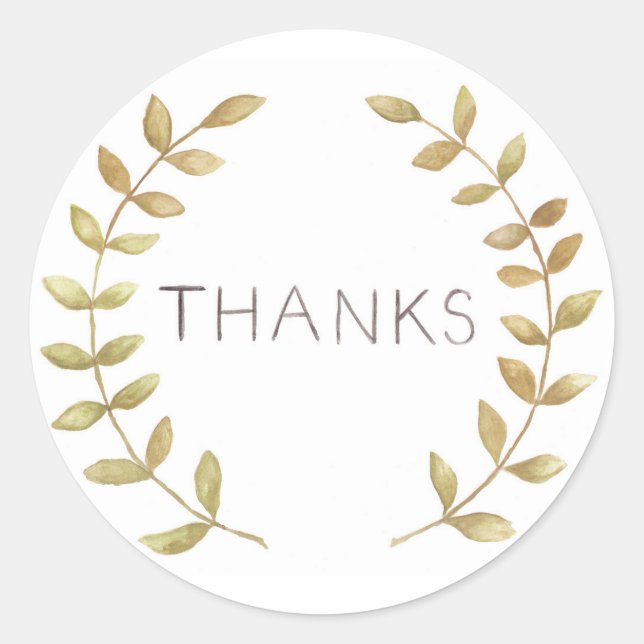 Thanks Envelope Seal (Front)