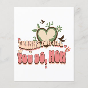 "Thanks for All You Do, Mum" Mother's Day Special  Flyer
