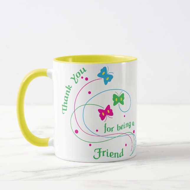 Thanks For Being a Friend Mug (Left)