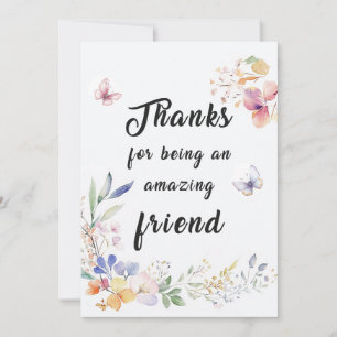 Thanks for Being an Amazing Friend Invitation