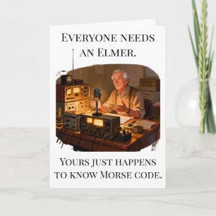 Thanks For Being My Elmer Ham Radio Gift Card