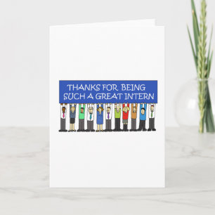 Thanks for being such a great Intern. Thank You Card
