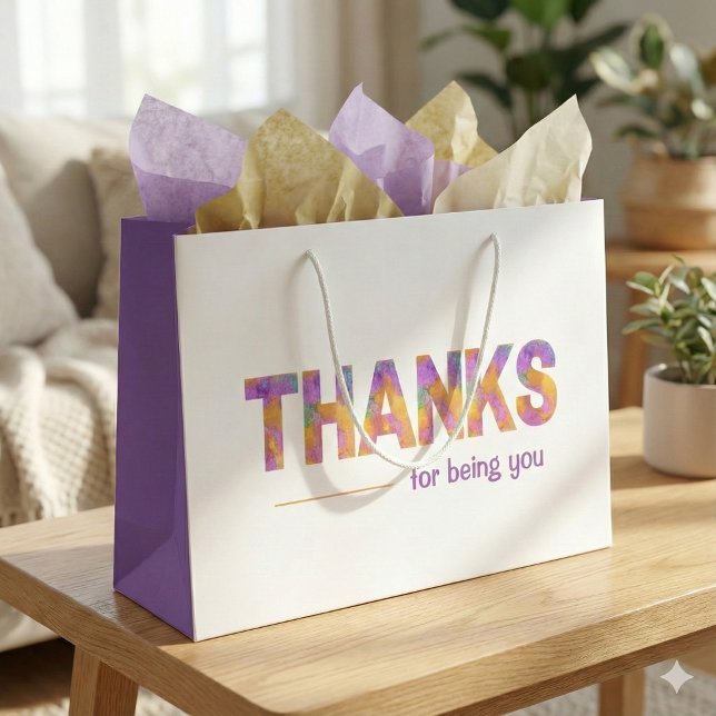 Thanks For Being You Gift Bag (Show your gratitude with this, "Thanks for being you" gift bag! )